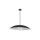 Dainolite OLV-241P-MB Olivia 1-Light 60W Matte Black LED Pendant
