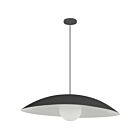 Dainolite OLV-241P-MB Olivia 1-Light 60W Matte Black LED Pendant