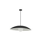 Dainolite OLV-241P-MB Olivia 1-Light 60W Matte Black LED Pendant