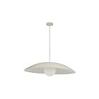 Dainolite OLV-241P-MBG Olivia 1-Light 60W Matte Beige LED Pendant