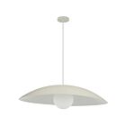 Dainolite OLV-241P-MBG Olivia 1-Light 60W Matte Beige LED Pendant