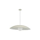 Dainolite OLV-241P-MBG Olivia 1-Light 60W Matte Beige LED Pendant