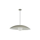 Dainolite OLV-241P-MLN Olivia 1-Light 60W Matte Linen LED Pendant