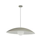Dainolite OLV-241P-MLN Olivia 1-Light 60W Matte Linen LED Pendant