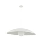 Dainolite OLV-241P-MW Olivia 1-Light 60W Matte White LED Pendant