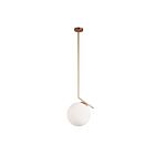 Dainolite ORN-141P-GLD Orion 1-Light 60W White Incandescent Pendant