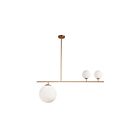 Dainolite ORN-363P-GLD Orion 3-Lights 180W Gold Incandescent Pendant
