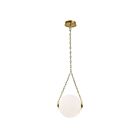 Dainolite OSA-1215LEDP-AGB Osana 1-Light 15W White LED Pendant