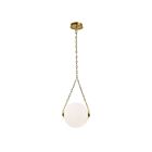 Dainolite OSA-1215LEDP-AGB Osana 1-Light 15W White LED Pendant