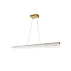 Dainolite OZN-4830LEDHP-AGB-AL Ozanna 1-Light 30W White LED Pendant