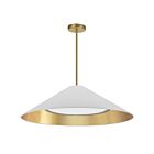 Dainolite PAD-2630P-AGB-692 Padme 1-Light 30W White LED Pendant