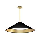 Dainolite PAD-2630P-AGB-698 Padme 1-Light 30W Black LED Pendant