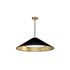 Dainolite PAD-2630P-AGB-698 Padme 1-Light 30W Black LED Pendant