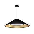 Dainolite PAD-2630P-MB-698 Padme 1-Light 30W Black LED Pendant