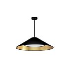 Dainolite PAD-2630P-MB-698 Padme 1-Light 30W Black LED Pendant