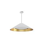 Dainolite PAD-2630P-MW-692 Padme 1-Light 30W White LED Pendant