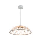 Dainolite PAK-2016LEDP-MW Pakuna 1-Light 16W White Pendant