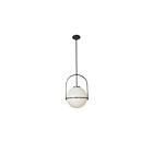 Dainolite PAO-121P-MB Paola 1-Light 60W Matte Black Incandescent Pendant