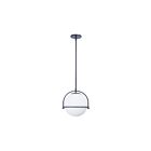 Dainolite PAO-131P-MB Paola 1-Light 60W Matte Black Pendant