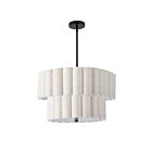Dainolite PCA-224P-MB-FX Pacifica 4-Lights 240W Flax LED Chandelier