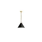 Dainolite PCN-161P-AGB-797 Princeton 1-Light 100W Black Incandescent Pendant