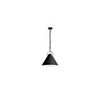 Dainolite PCN-161P-MB-797 Princeton 1-Light 100W Black Incandescent Pendant