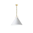 Dainolite PCN-241P-AGB-790 Princeton 1-Light 100W White Incandescent Pendant