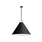 Dainolite PCN-321P-MB-797 Princeton 1-Light 100W Black Incandescent Pendant