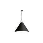 Dainolite PCN-321P-MB-797 Princeton 1-Light 100W Black Incandescent Pendant