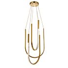 Dainolite PCR-1654LEDP-AGB Pacari 54W Aged Brass Pendant