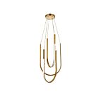 Dainolite PCR-1654LEDP-AGB Pacari 54W Aged Brass Pendant