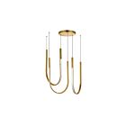 Dainolite PCR-2754LEDHP-AGB Pacari 54W Aged Brass Pendant