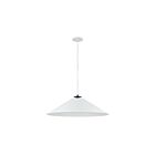 Dainolite PDC-241P-MB-MW Prudence 1-Light 100W Matte White Incandescent Pendant