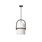 Dainolite PDT-121P-MB-WH Paddington 1-Light 100W White Incandescent Pendant