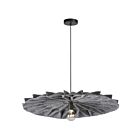 Dainolite PGD-311P-MB-500 Plegado 1-Light 100W Grey Incandescent Pendant