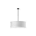 Dainolite PHL-344P-MB-WH Philis 4-Lights 400W White Incandescent Pendant
