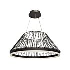 Dainolite PHM-2530LEDP-5CCT-MB Philomene 2-Lights 30W Black LED Pendant
