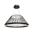 Dainolite PHM-2530LEDP-5CCT-MB Philomene 2-Lights 30W Black LED Pendant