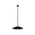 Dainolite PIM-171P-MB Pima 1-Light 60W Matte Black LED Pendant