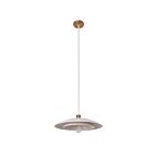 Dainolite PIM-171P-MW Pima 1-Light 60W Matte White LED Pendant