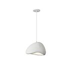 Dainolite PLR-151P-MW Pilar 1-Light 60W White LED Pendant