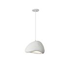 Dainolite PLR-151P-MW Pilar 1-Light 60W White LED Pendant