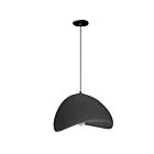 Dainolite PLR-191P-MB Pilar 1-Light 60W Matte Black LED Pendant