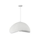 Dainolite PLR-231P-MW Pilar 1-Light 60W White LED Pendant