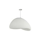 Dainolite PLR-311P-MW Pilar 1-Light 60W Matte White LED Pendant