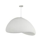 Dainolite PLR-311P-MW Pilar 1-Light 60W Matte White LED Pendant