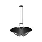 Dainolite PLR-353P-MB Pilar 3-Lights 180W Matte Black LED Pendant
