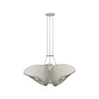 Dainolite PLR-353P-MLN Pilar 3-Lights 180W Matte Linen LED Pendant