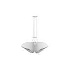Dainolite PLR-353P-MW Pilar 1-Light 180W Matte White LED Pendant