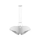 Dainolite PLR-353P-MW Pilar 1-Light 180W Matte White LED Pendant